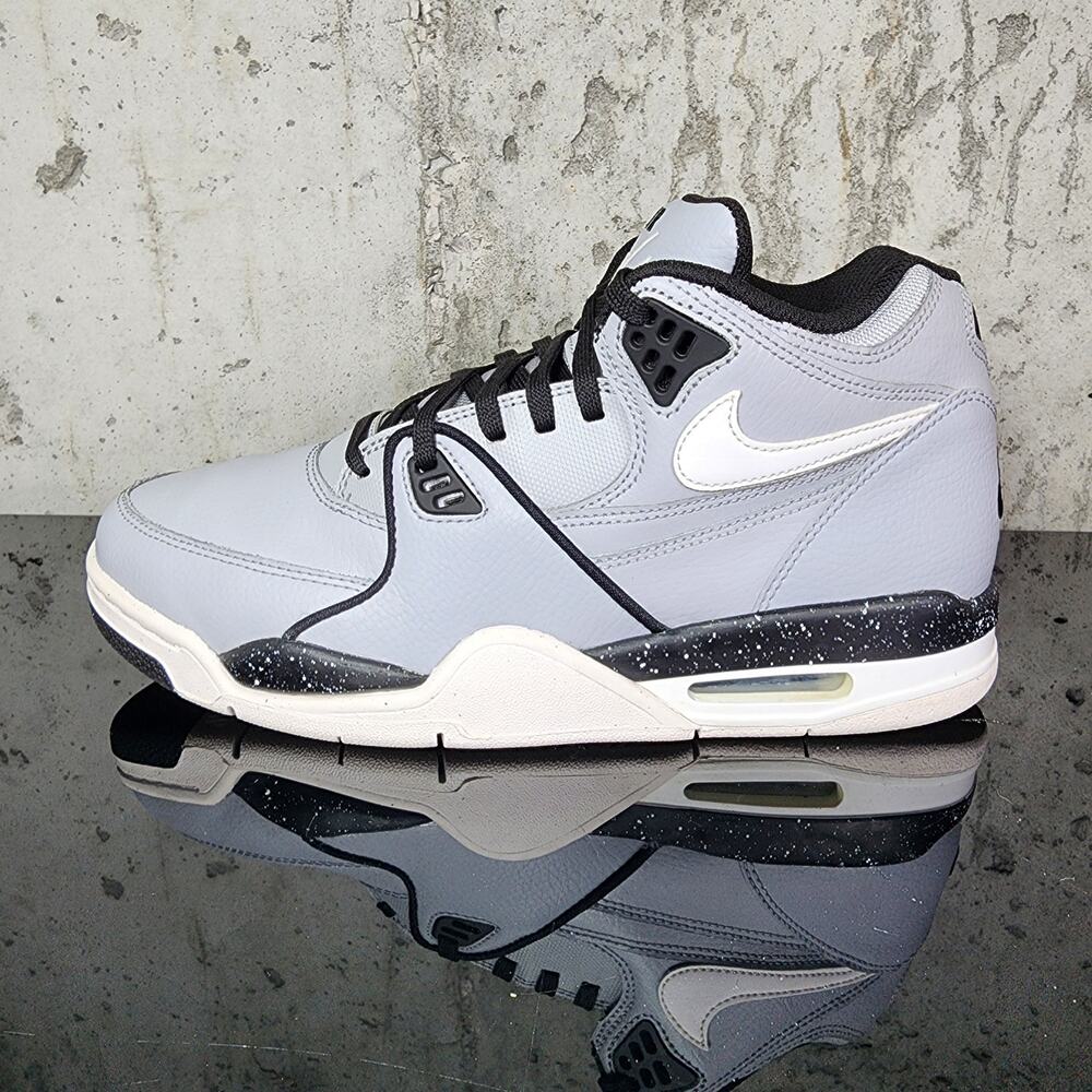 MSRP $159 Nike Air Flight 89 Wolf Grey Speckled Men’s Sneakers Size 9.5